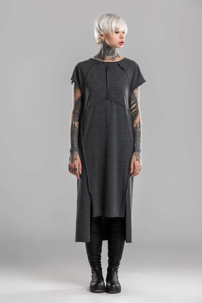 MDNT45 Dresses Gray geometric dress