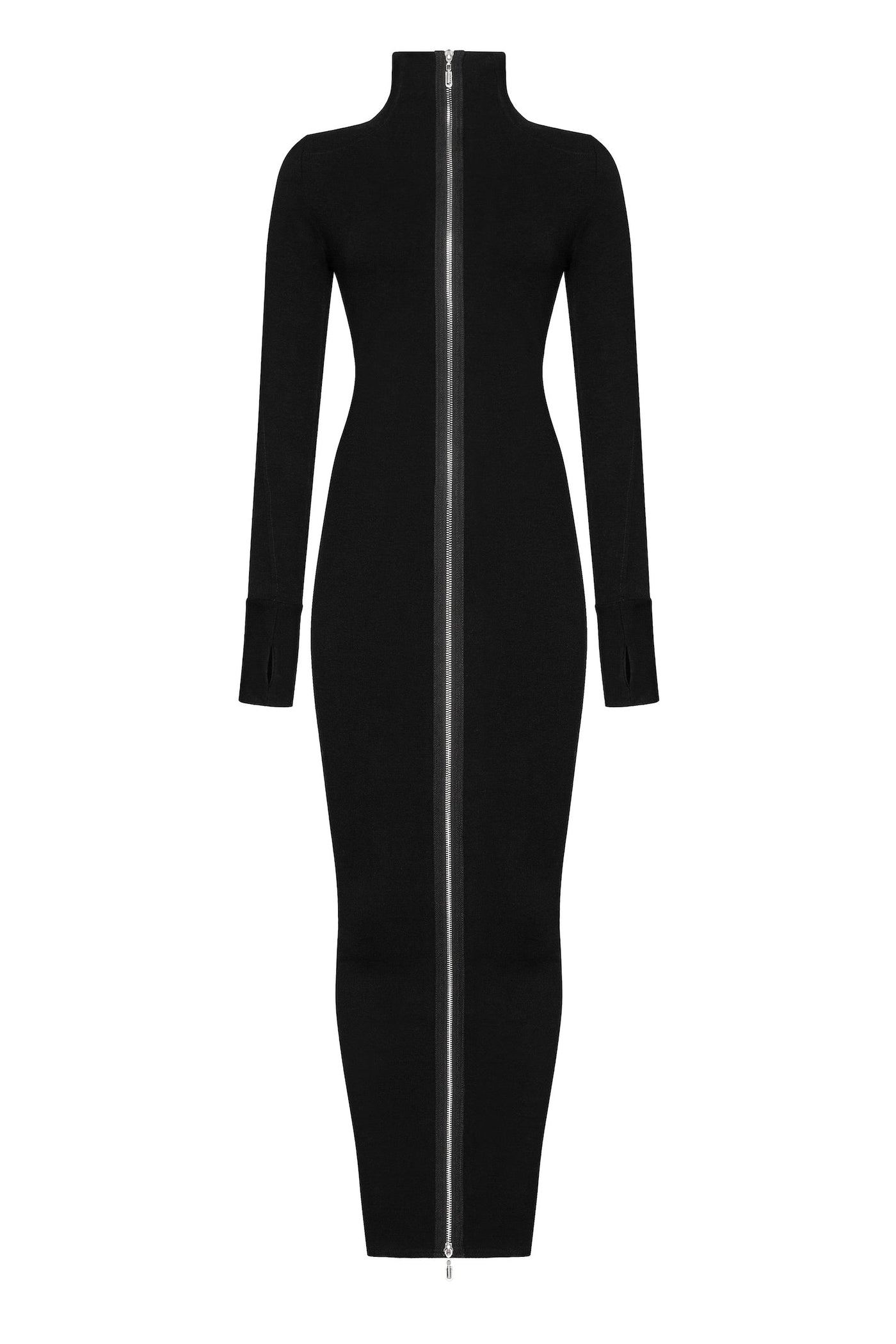 Long zipped dress MDNT45