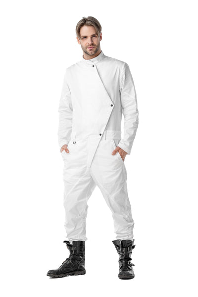 MDNT45 Men jumpsuit Zehat White