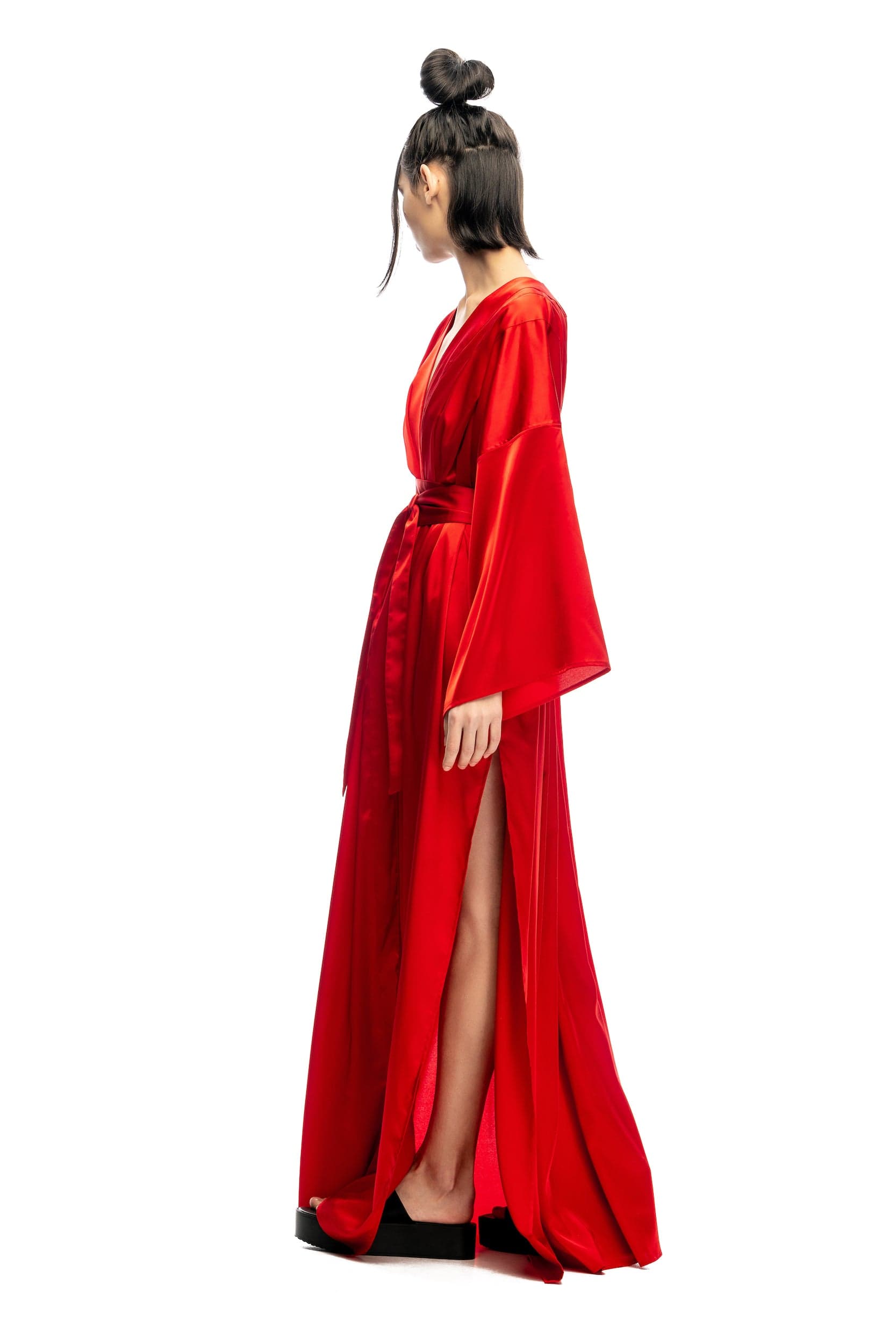 MDNT45 One size / Red Fiery dress