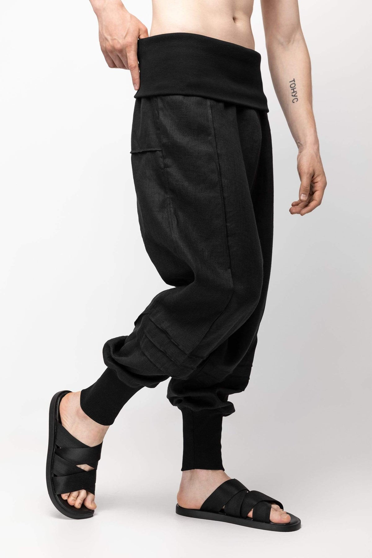 Supesu Pants Black – MDNT45 | mdnt45.com