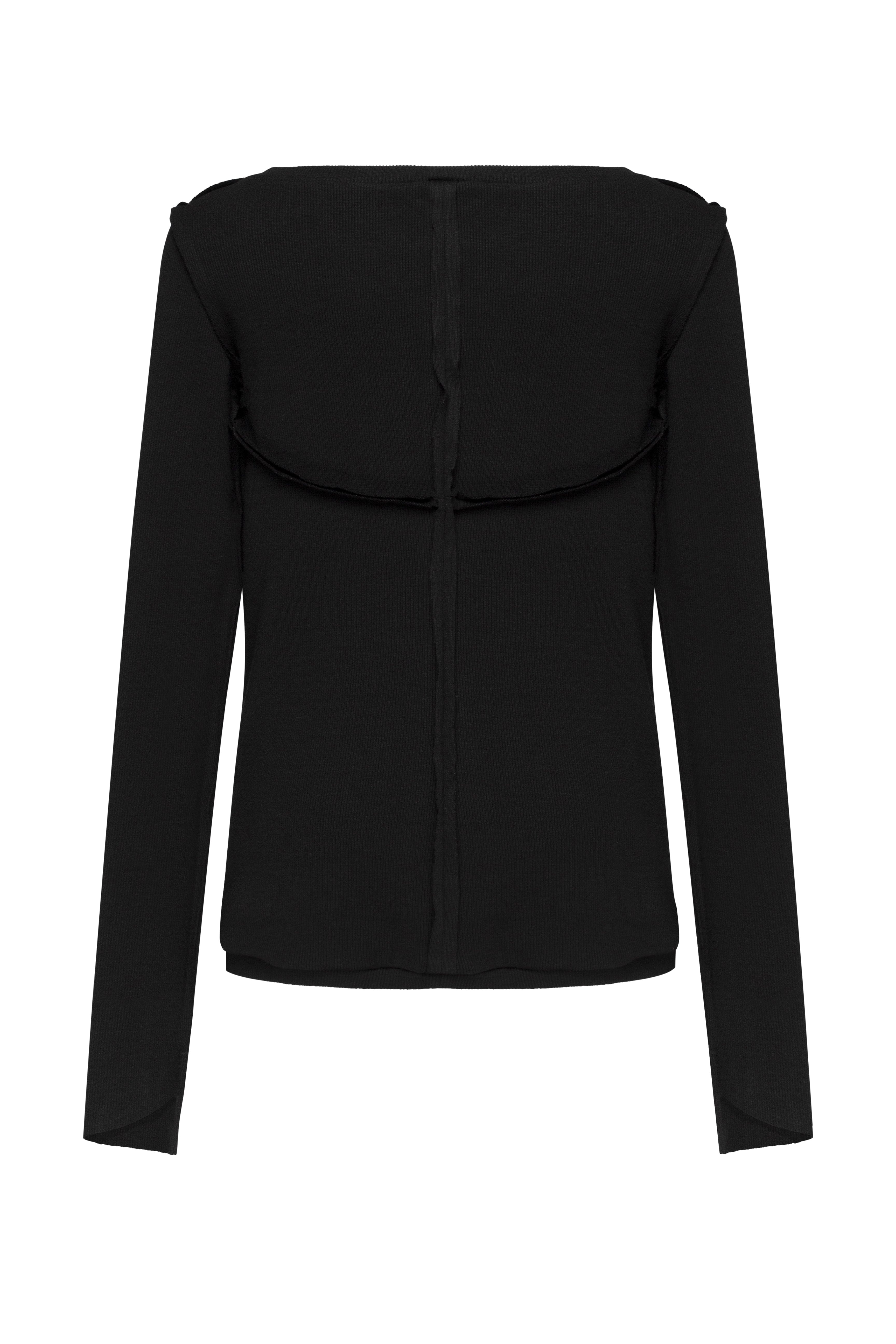 MDNT45 Sweaters, Tunics & Tops Black gothic jumper