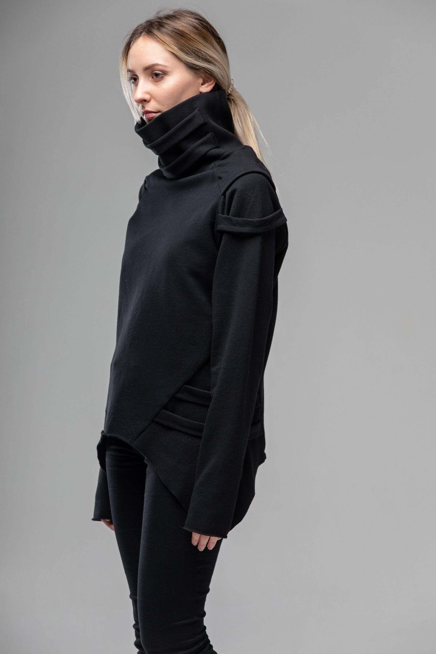 MDNT45 Sweaters, Tunics & Tops Cyberpunk Gothic Turtleneck Sweater