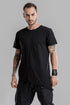 MDNT45 Tops & T-shirts Basic extended black T-Shirt