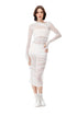 MDNT45 Viraya textured dress